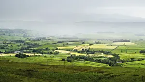North Pennines Landscape Prints: Farms and Fields from Hartside Pass