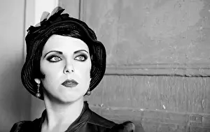 Vintage Fashion Photography Prints: Fashion retro styled woman portrait