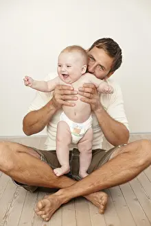 Nudity In Photography Prints: Father and son