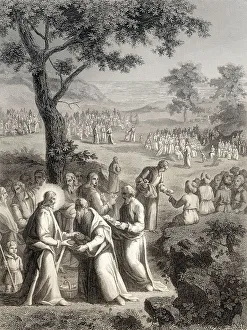 Christian Faith Imagery Prints: Feeding the multitude, New Testament
