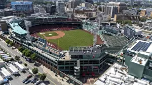 Baseball Stadium Prints: Fenway Park Print: Historic Boston Baseball Stadium since 1912