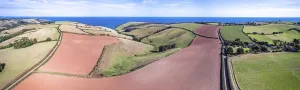Drone Photography UK Countryside Prints: Fields and farmlands from a drone