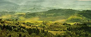 Central Italy Landscape Photo Prints: Fields in Tuscany