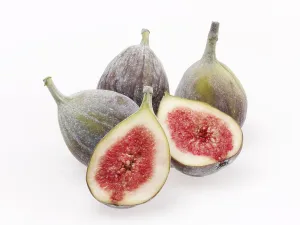Fresh Figs Prints: Figs, three whole and two halves