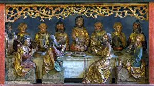 Jesus Christ Depiction Prints: Figural representation of the Last Supper