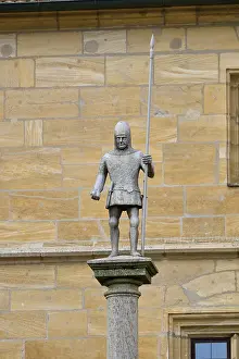 Historic German City Center Prints: Figure of Captain Schweppermann