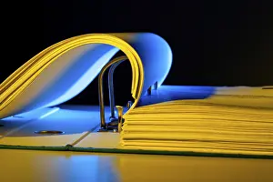 European Contract Files Prints: A file folder with documents and papers
