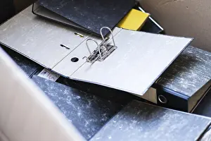 Empty File Folders Prints: Empty file folders in a box