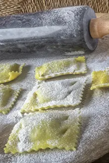 Flour Based Meals Prints: Filled dumplings