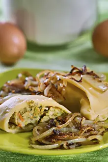 Filled Dumplings Prints: Filled vegetable dumplings