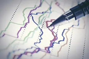 Financial Graph Analysis Prints: Financial graphs analysis
