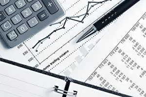 Empty Office Space Prints: Financial reports