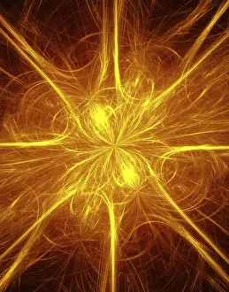 Decorative Abstract Art Prints: Fire abstract background for creative design