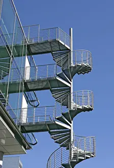 Modern Residential Architecture Prints: Fire escape
