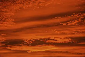 Desert Evening Sky Prints: Fire in the sky sunset. Over Glendale