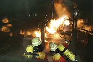 Emergency Response Team Prints: Firebrigade in action
