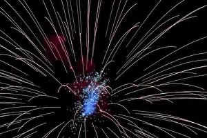 Deserted Fireworks Display Prints: Fireworks Show