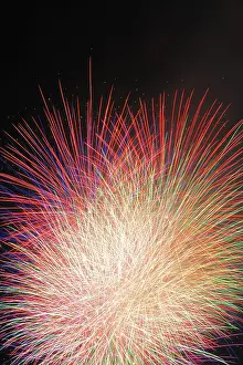Deserted Night Scene Prints: Fireworks