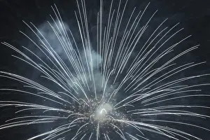 Blurred Motion Night Shot Prints: Fireworks Display