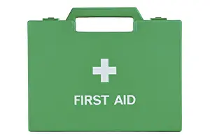Medical Care Supplies Prints: First aid box