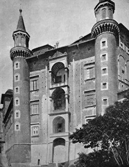 Historical Architecture Prints: One of the first autotypes of the Ducal Palace