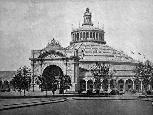 Heritage Buildings Europe Prints: One of the first autotypes of the Riding School