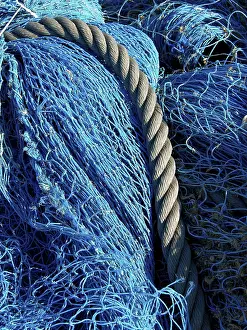 Seafood Nutrition Prints: Fishing nets and fish traps