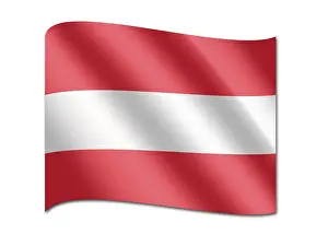 European State Flags Prints: Flag of Austria