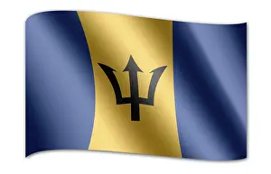 Barbados Flag Prints: Flag of Barbados