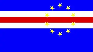 Deserted Island State Flag Prints: Flag of Cape Verde