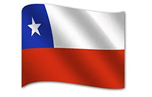 Symbolic National Colors Prints: Flag of Chile