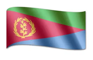 East Africa State Flag Prints: Flag of Eritrea