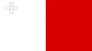 European National Emblem Prints: Flag of Malta