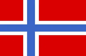 European National Emblem Prints: Flag of Norway