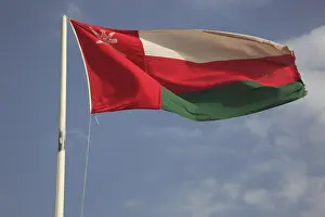 Arabian Peninsula Flags Prints: Flag of Oman