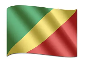 Computer Graphic Flag Prints: Flag of the Republic of the Congo