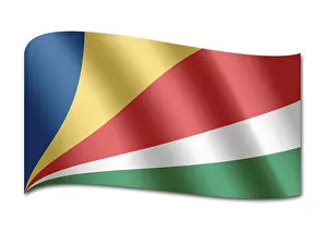 East Africa State Flags Prints: Flag of the Seychelles