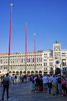 UNESCO World Heritage Venice Prints: Flagpoles on St Mark's Square