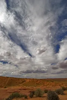 Protected Area Reserve Prints: Flat red plain in Navaho reservation