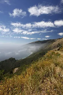 Fleecy Cloud Formation Prints: Fleecy clouds at the Pacific coast