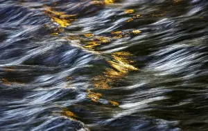 Wild River Photography Prints: Flowing water with light reflections