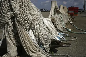 Fishing Net Detail Prints: Flues