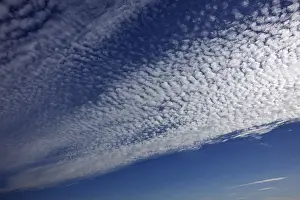 Cirrocumulus Clouds Prints: Fluffy clouds or cirrocumulus clouds