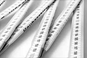 Building Site Equipment Prints: Folded folding rule