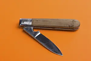 Empty Studio Shot Prints: Folding knife