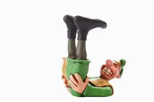 Studio Cutout Image Prints: Fool or jester, cartoon character