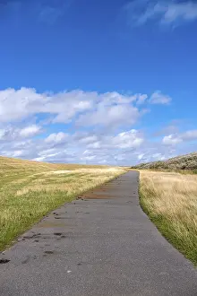 North Frisia Prints: Footpath and cycle path on the dyke