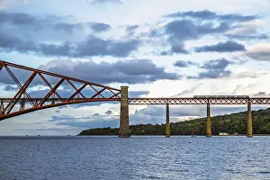 Forth Bridge Prints: Forth Bridge and Queensferry Crossing Print, Scotland
