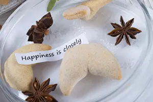 Lucky Charm Food Prints: Fortune cookie