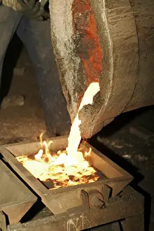 Industrial Plant Prints: In a foundry